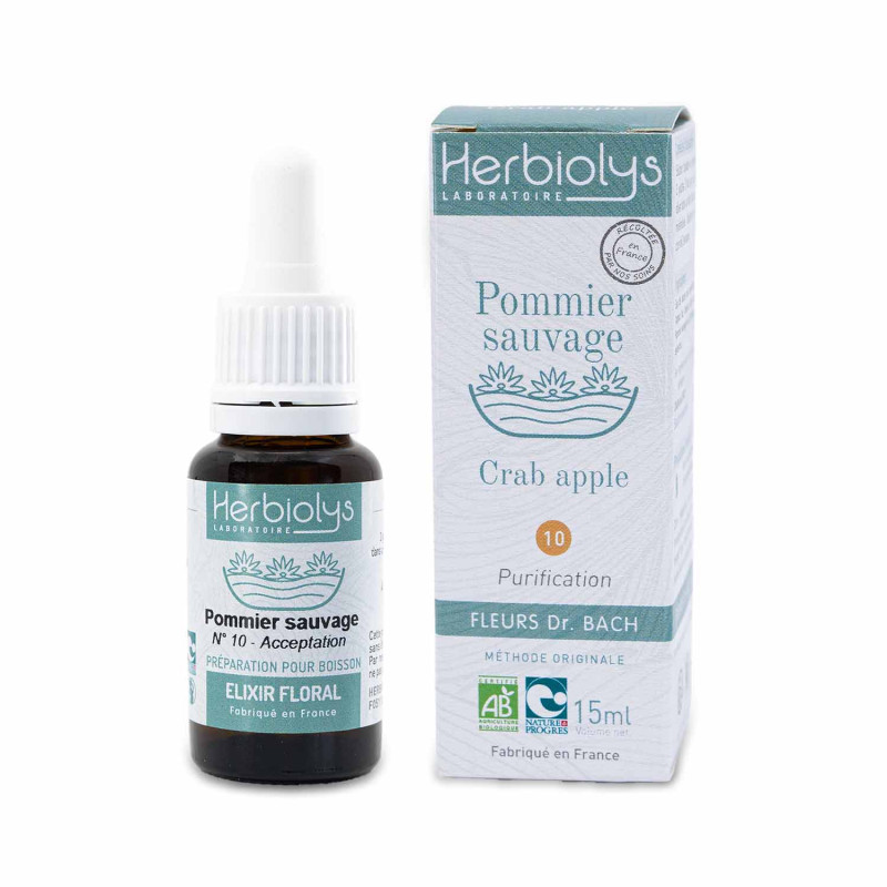 Fleurs Dr. Bach N°10 - Pommier sauvage/Crab apple Bio