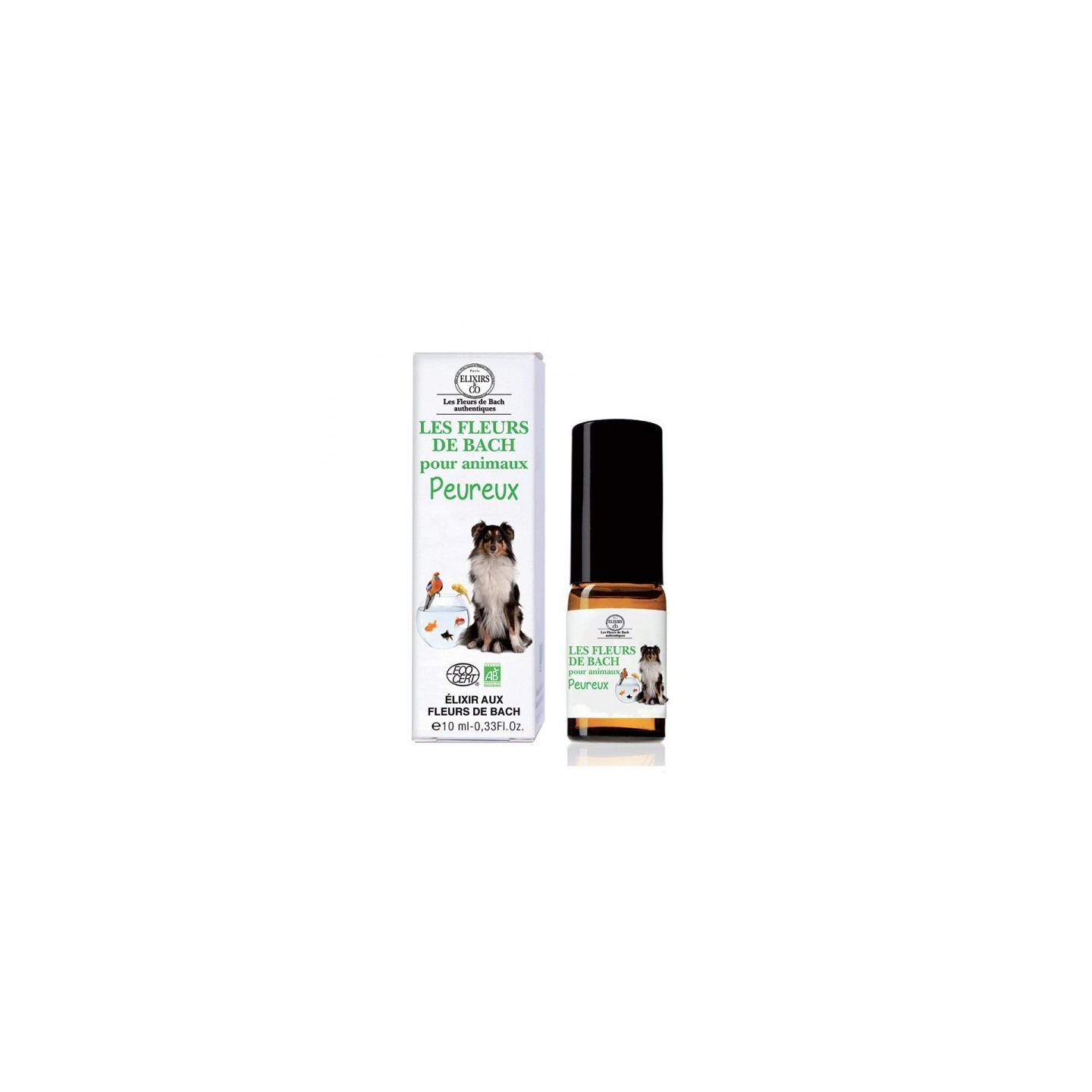 Elixirs & Co Les Fleurs de Bach pour animaux peureux Bio - 10ml