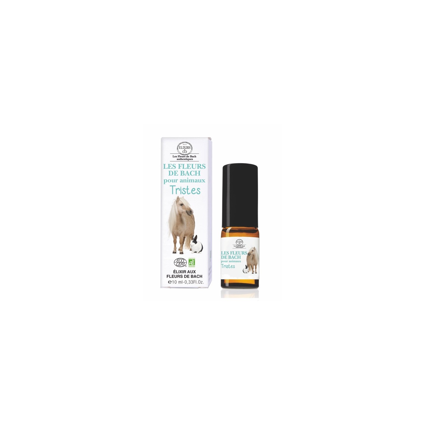 Elixirs & Co Les Fleurs de Bach pour animaux tristes Bio - 10ml