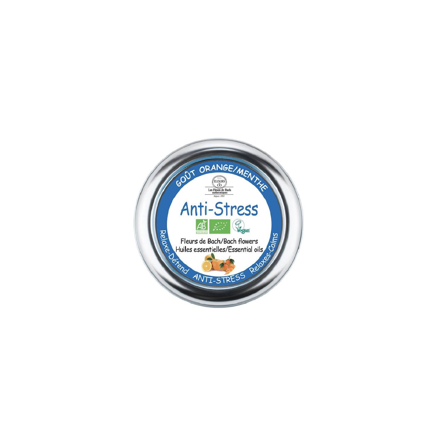 Elixirs & Co Pastilles Anti-Stress Bio - Boite de 45g