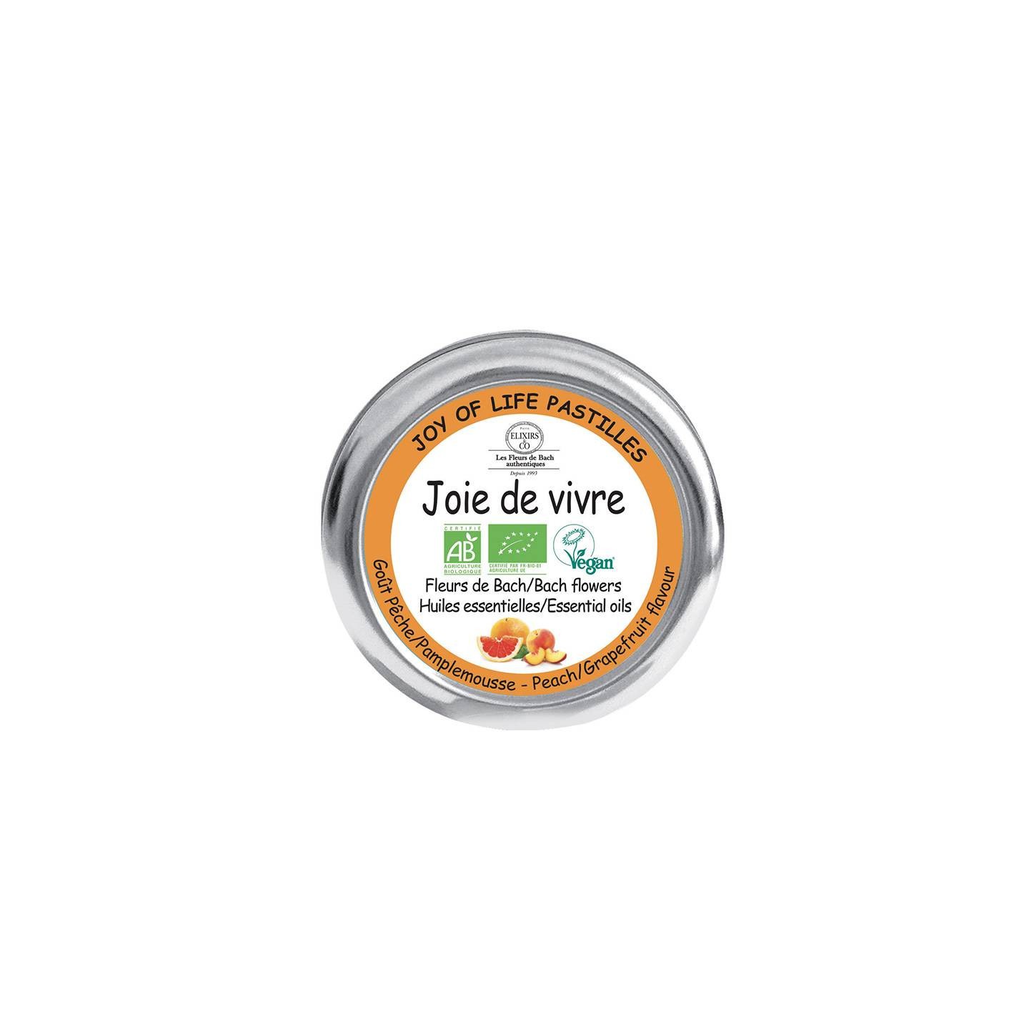 Elixirs & Co Pastilles Joie de vivre Bio - Boite de 45g