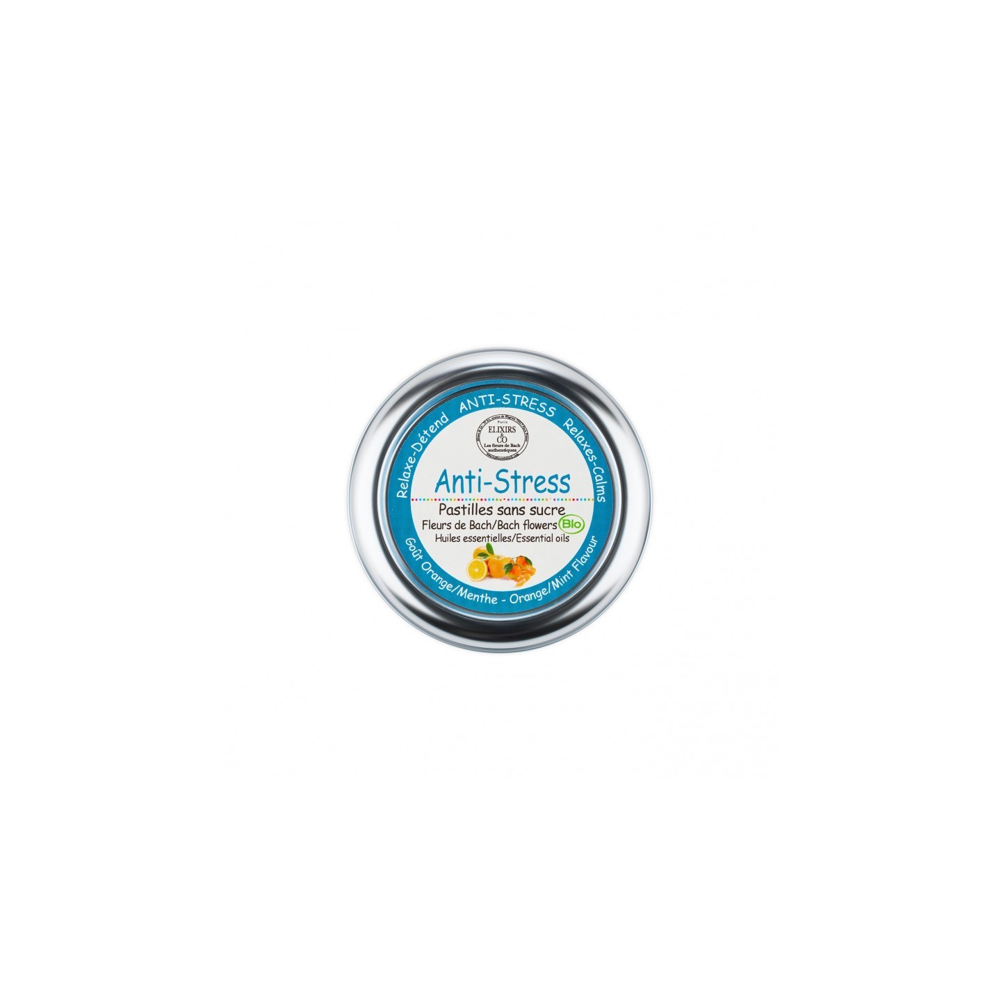 Elixirs & Co - Pastilles sans sucre anti-stress Bio - 45g