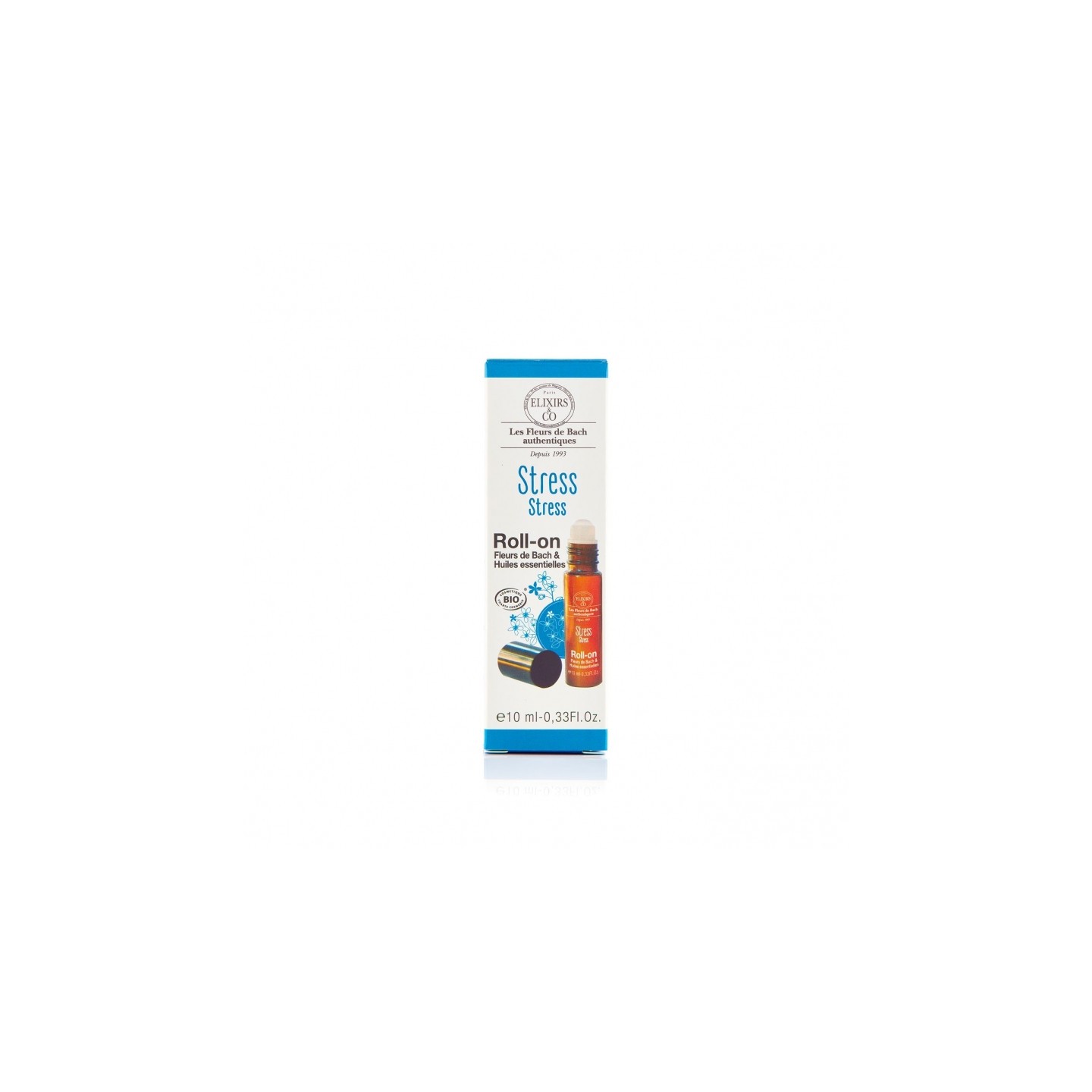 Elixirs & Co Roll-on Stress Bio - Flacon de 10ml