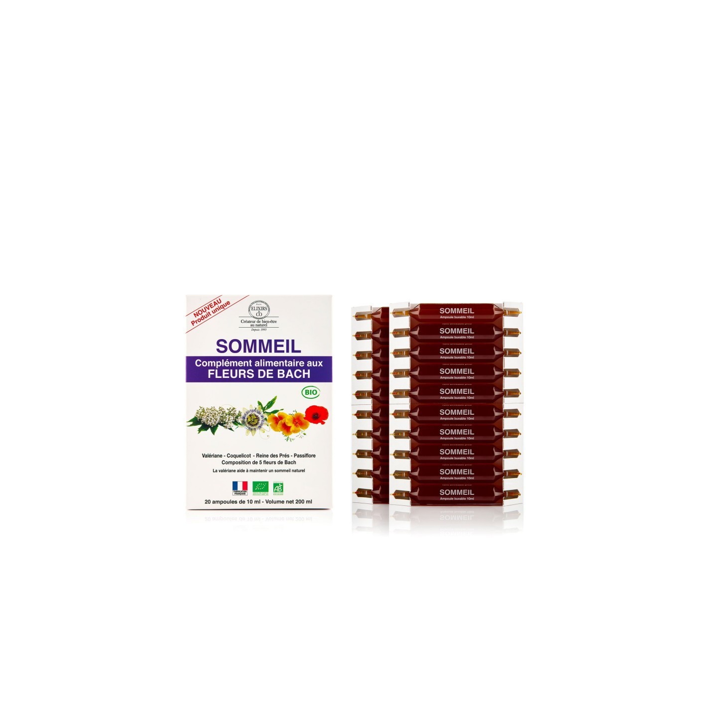 Elixirs & Co Sommeil Bio - 20 ampoules