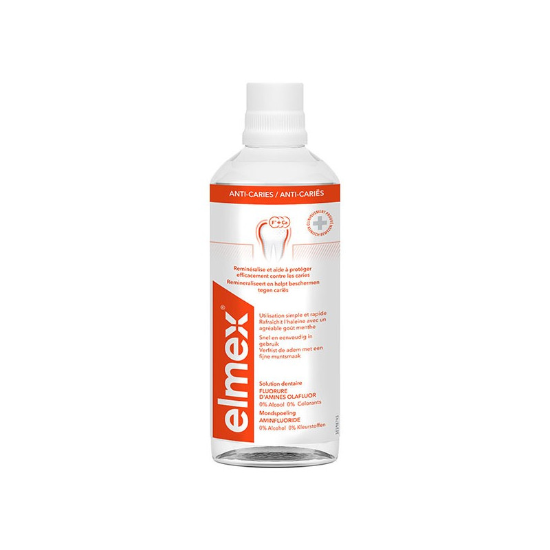 Elmex Anti-caries Solution Dentaire Sans Alcool 400ml