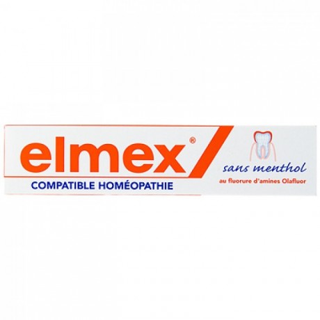 Elmex Dentifrice compatible homéopathie 75 ml