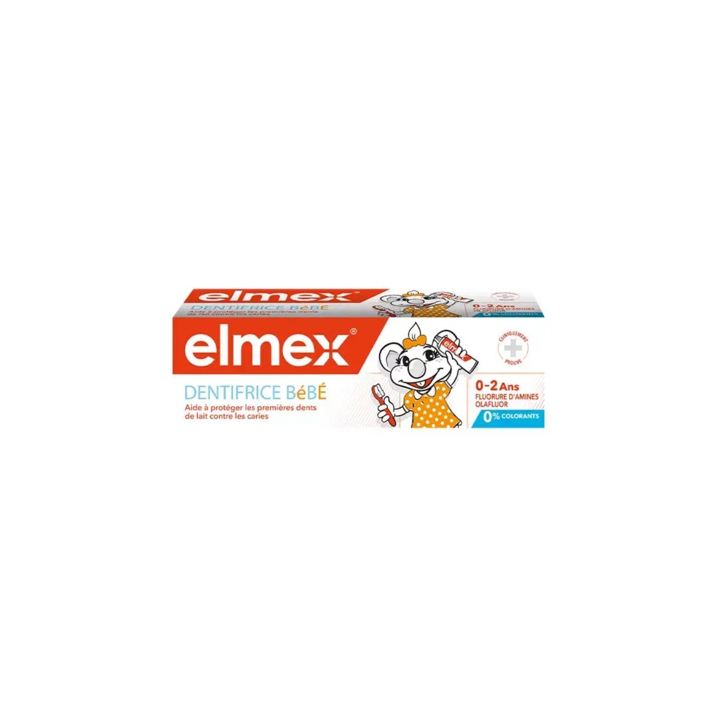 Elmex Dentifrice bébé de 0 à 2 ans - 50ml