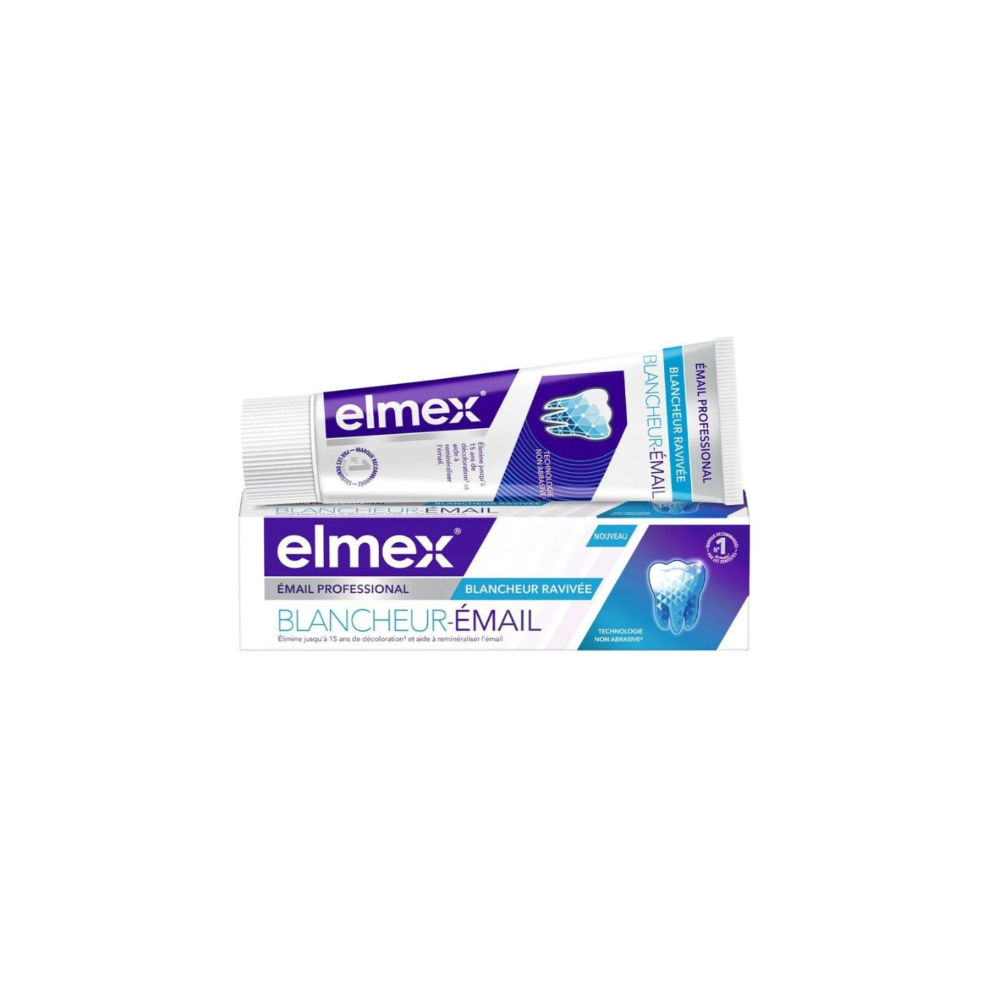 Elmex Dentifrice blancheur émail professional - 75ml