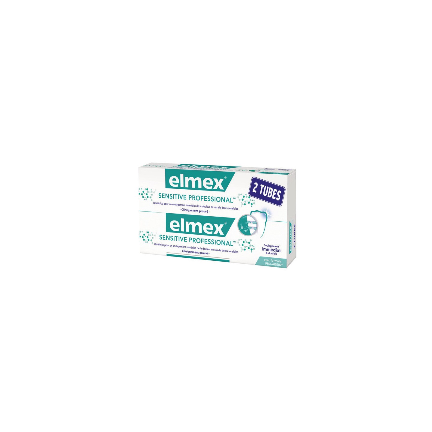 Elmex Dentifrice Sensitive professional Lot de 2 x 75ml