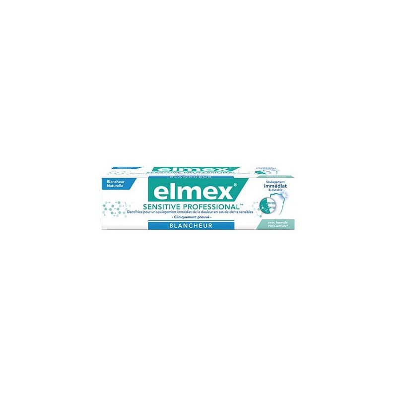 Pharmacie Bastille - Elmex sensitive professional dentifrice blancheur 75ml