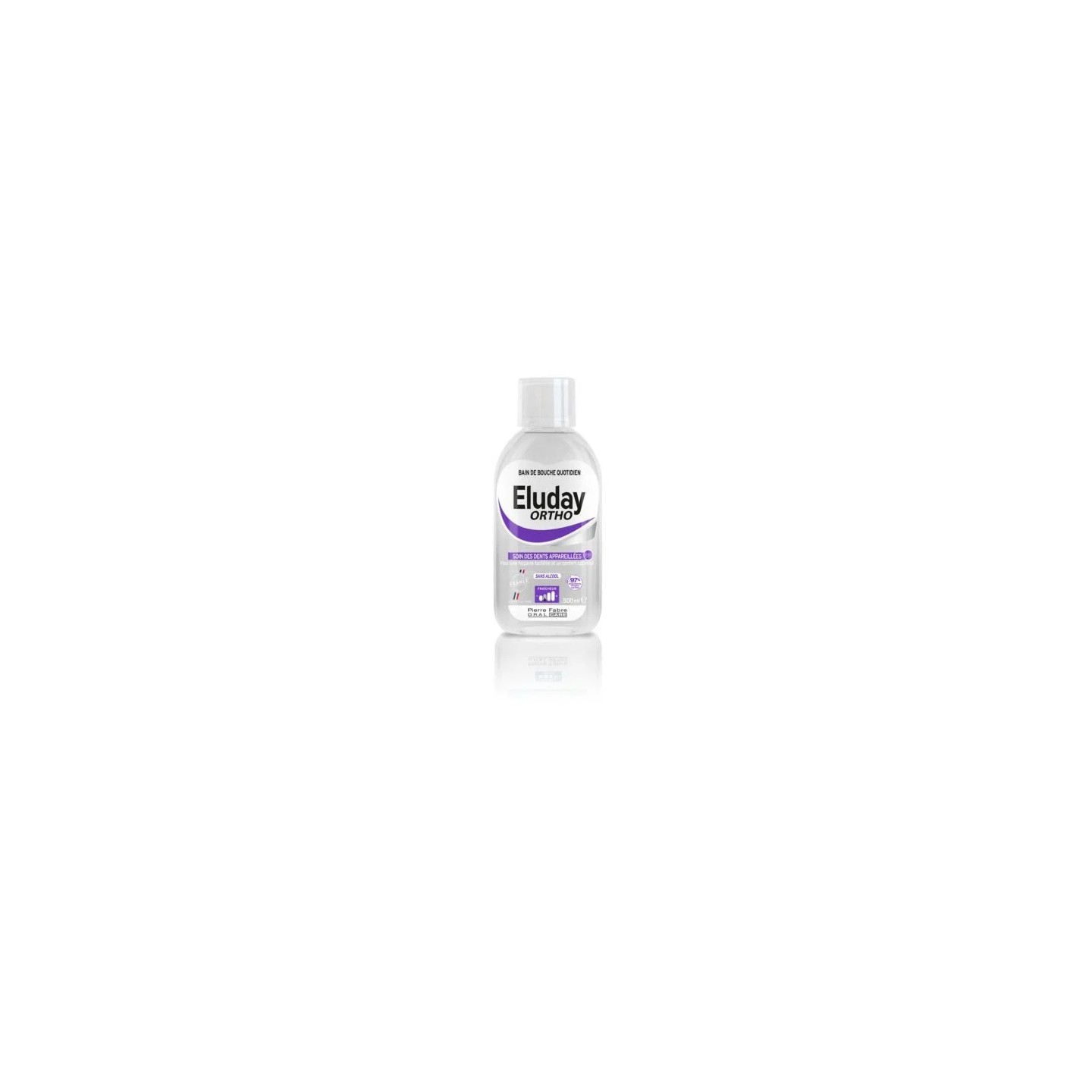 Eluday Ortho Bain de bouche spécial appareil dentaire - 500ml