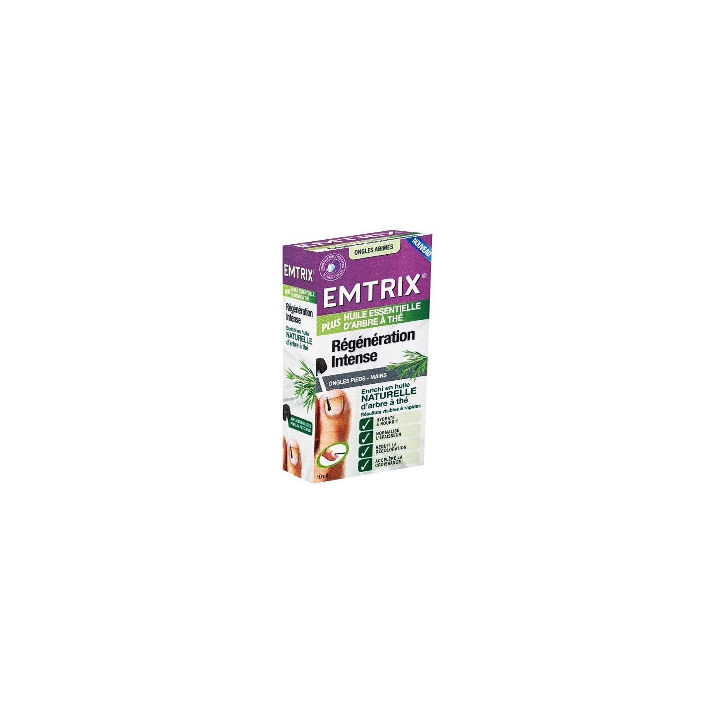 Emtrix Traitement régénérant intense ongles abimés - 10ml