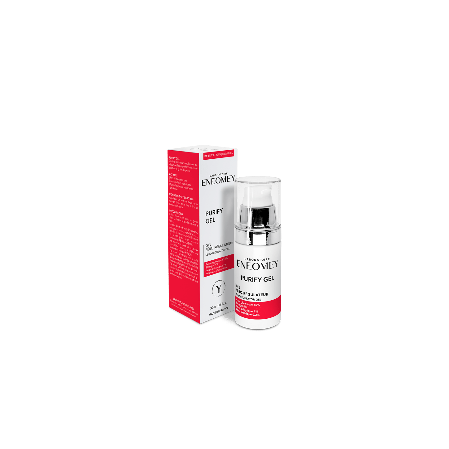 Eneomey Purify Gel sébo-régulateur - 30ml