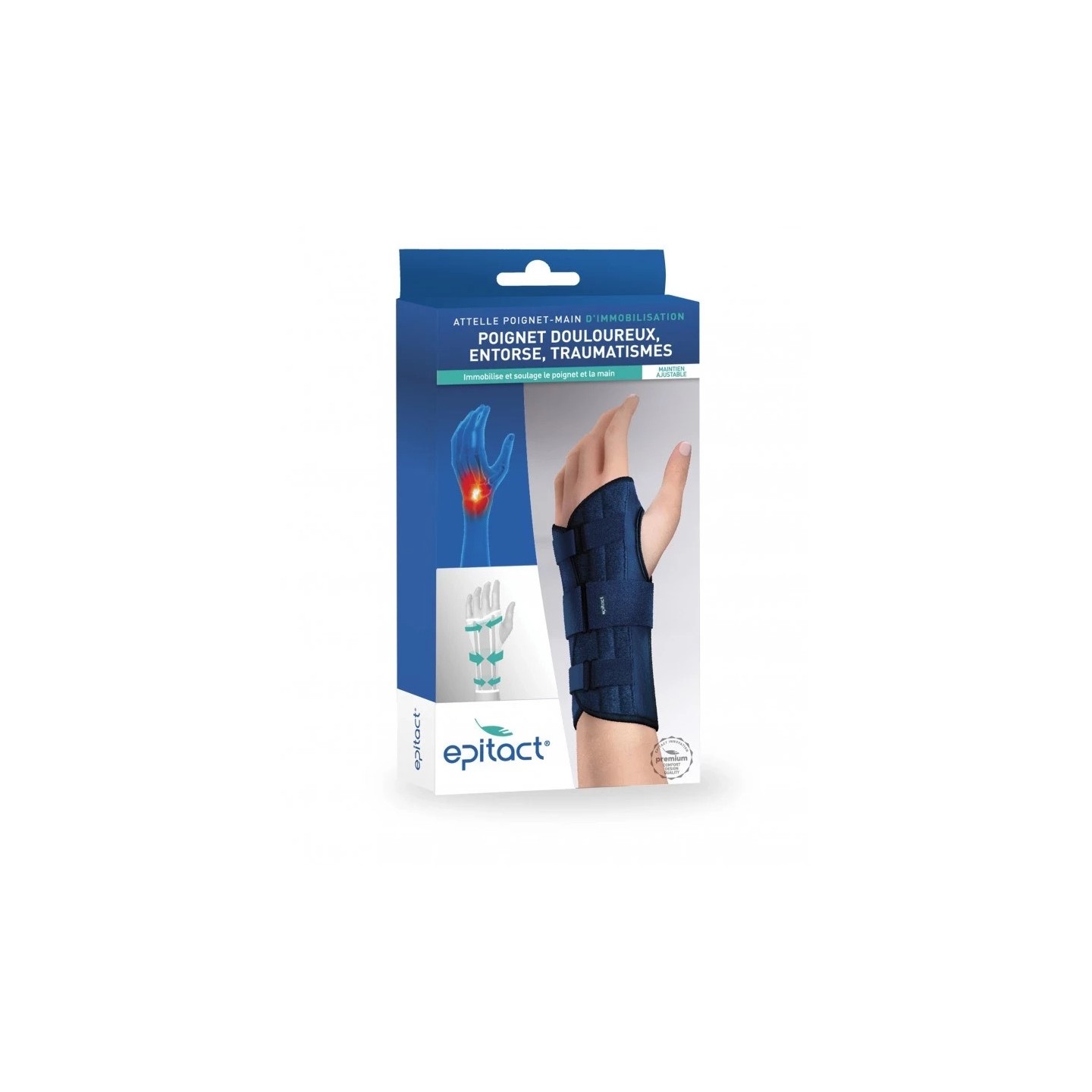 Epitact Attelle poignet-main droite d'immobilisation - Taille M