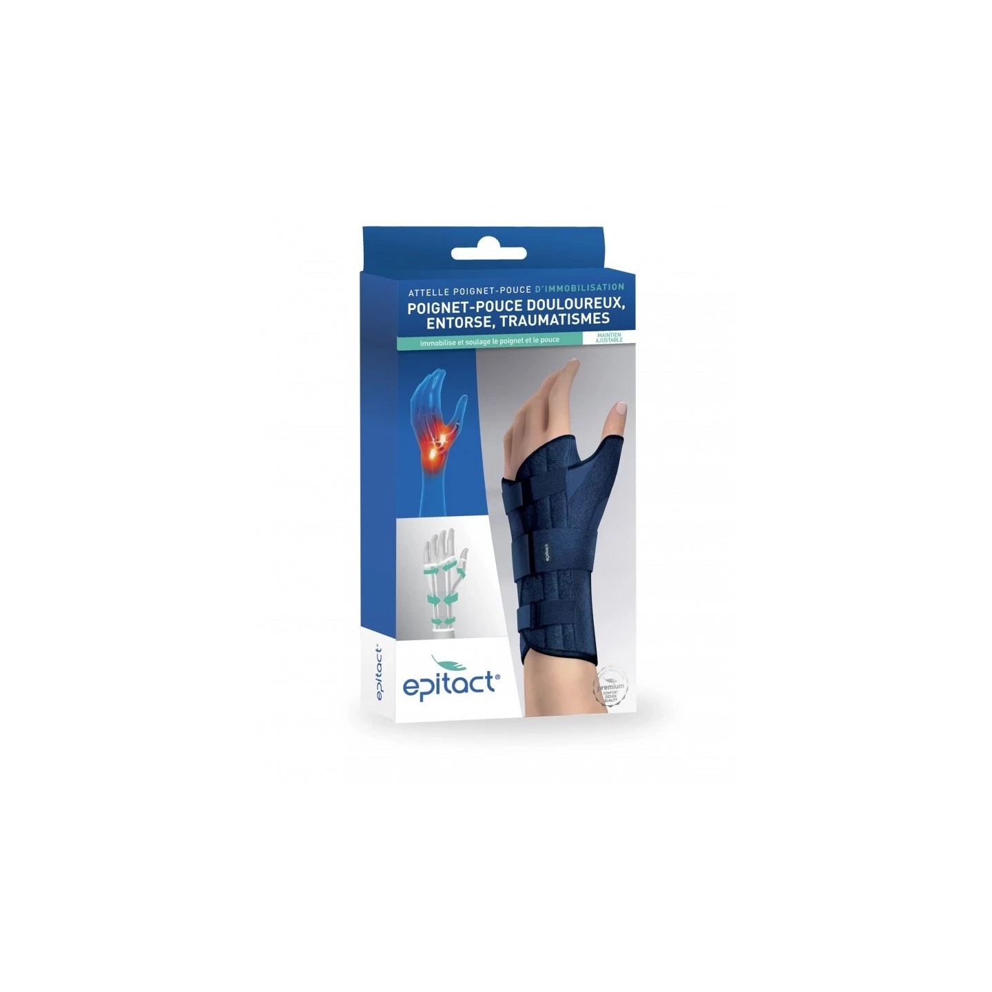 Epitact Attelle poignet-pouce droit d'immobilisation - Taille L