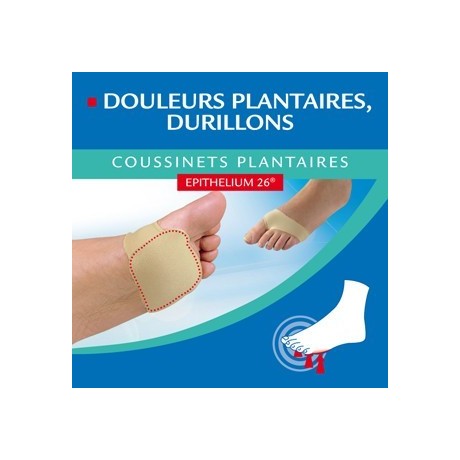 EPITACT Coussinets plantaires à l'epithelium 26 taille 36/38, 1 paire