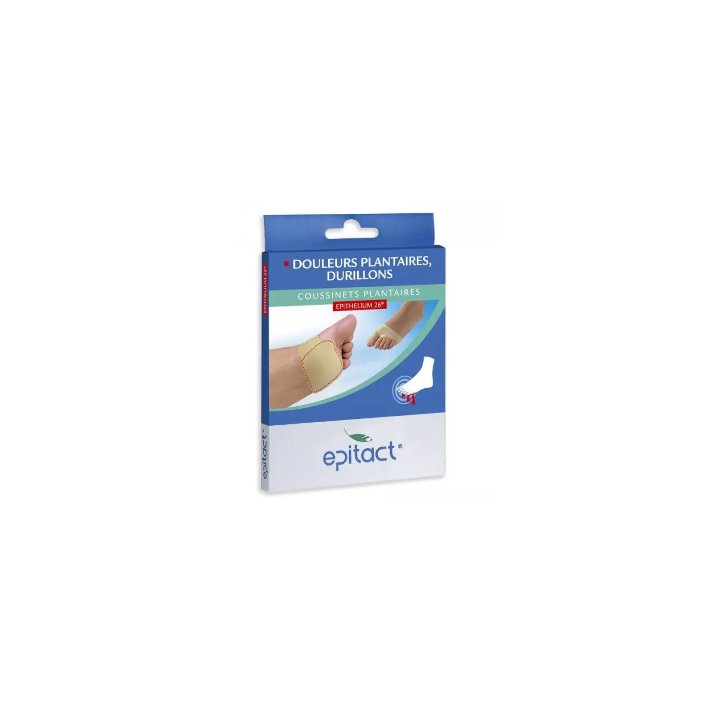 Epitact Coussinets plantaires douleurs plantaires & durillons - Taille L - 1 paire