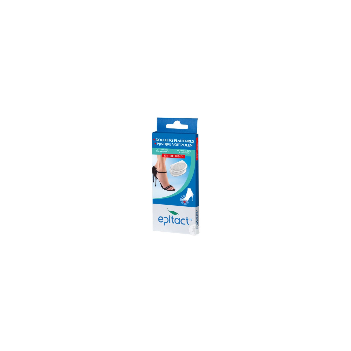 Epitact Douleurs plantaires Coussinets transparents - 1 paire