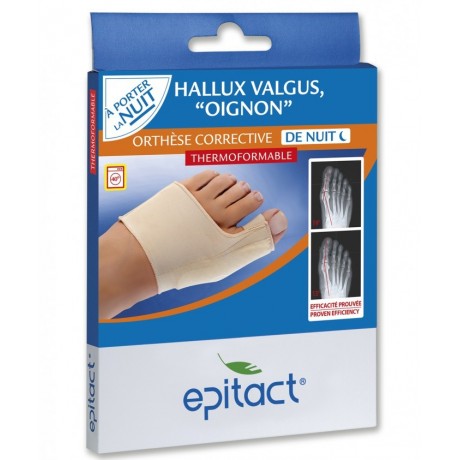 EPITACT Orthèse Corrective Hallux Valgus Nuit Taille S