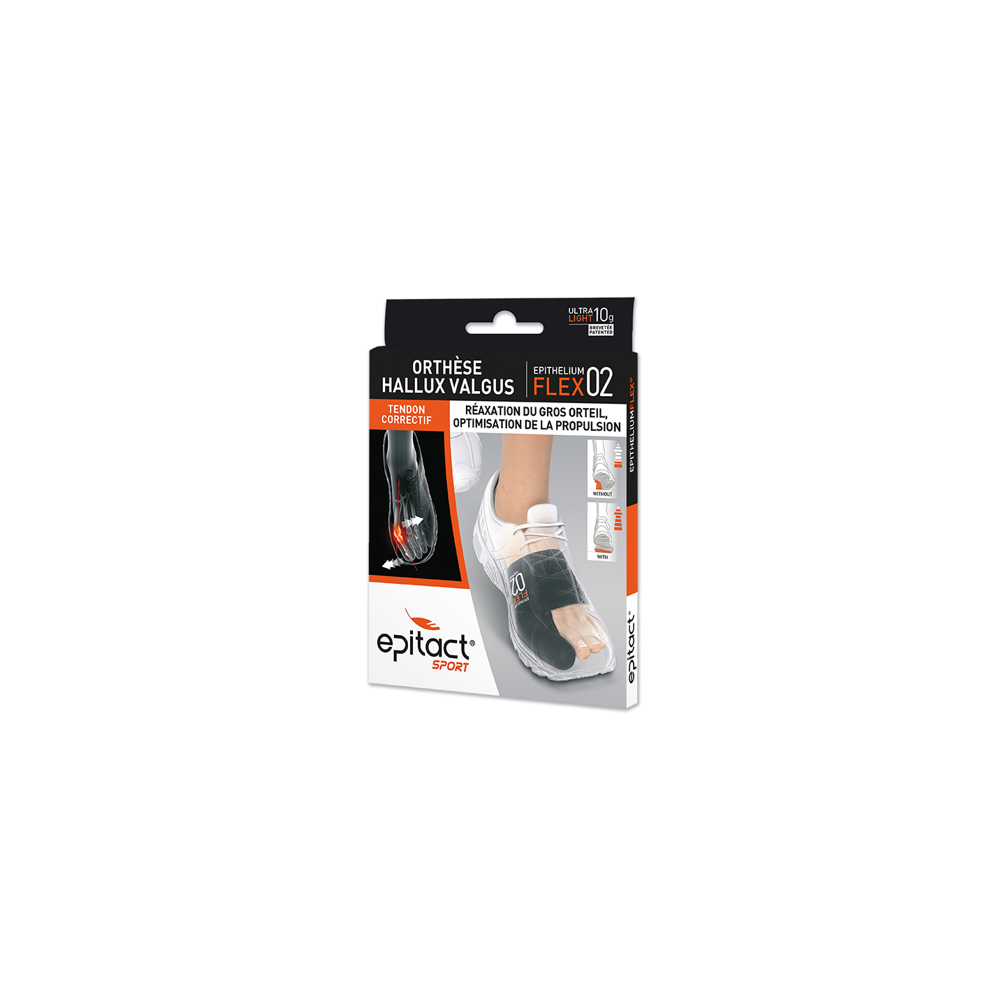 Epitact Sport Orthèse Hallux Valgus Epithelium Flex - Taille L - 1 unité
