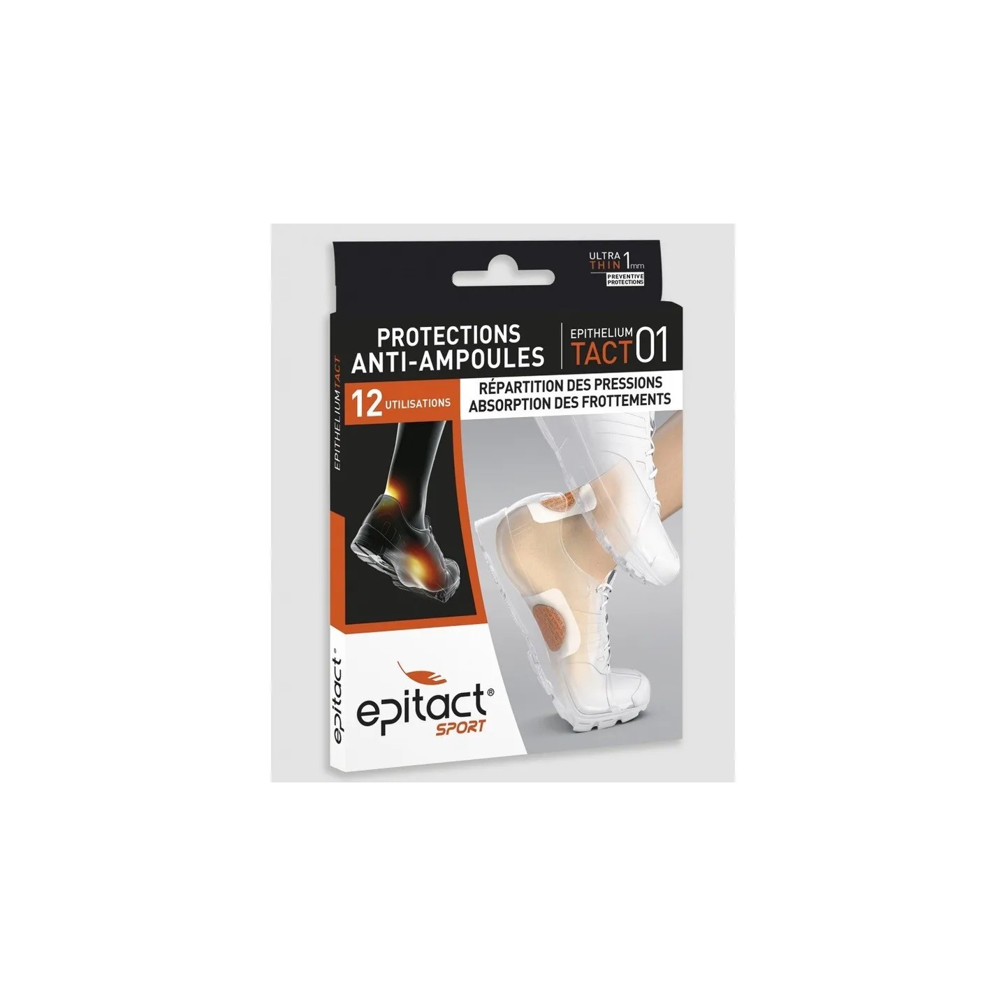 Epitact Sport Protections anti-ampoules EpitheliumTact 01 - Lot de 4