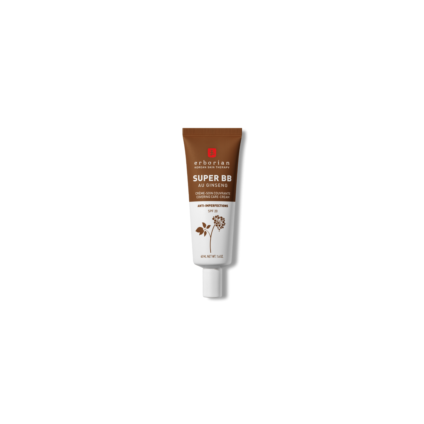 Erborian Super BB Crème au Ginseng SPF20 - Teinte chocolat - 40ml