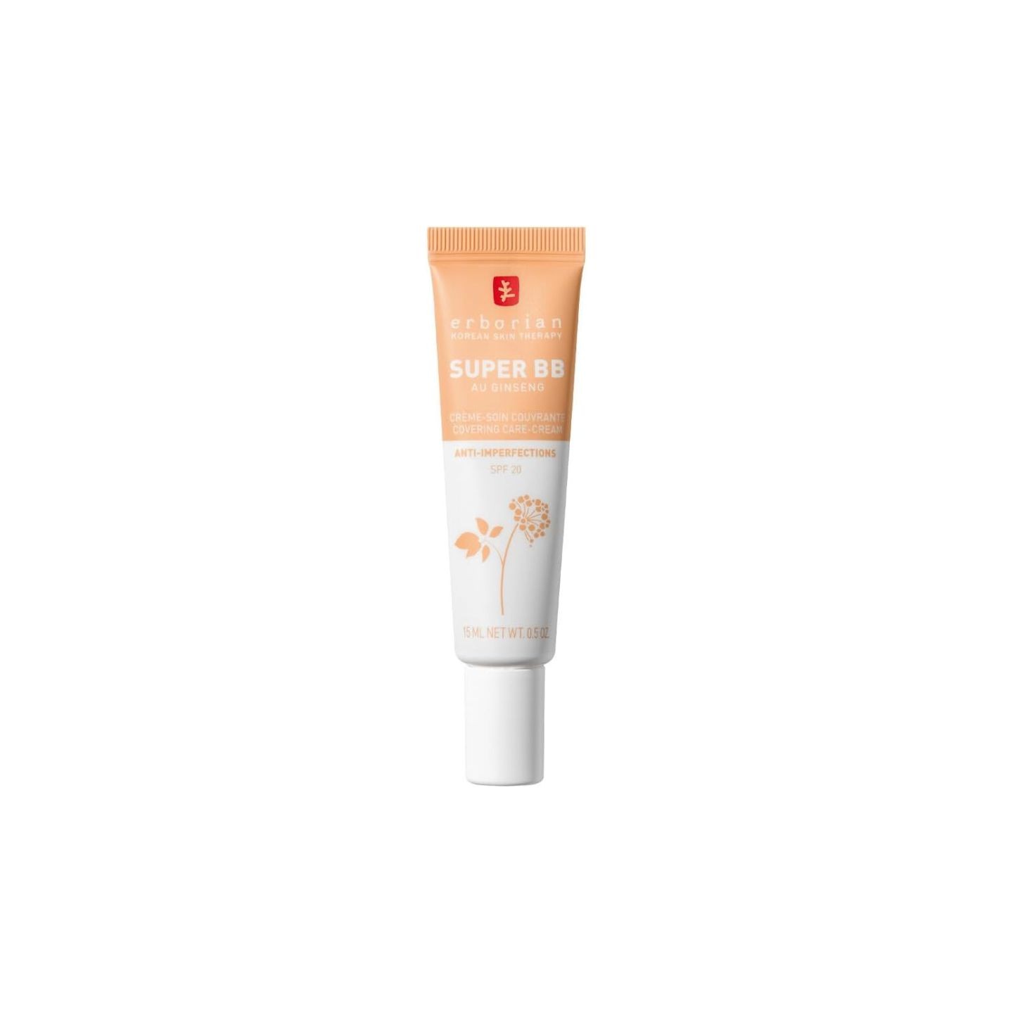 Erborian Super BB Crème au Ginseng SPF20 - Teinte doré - 15ml