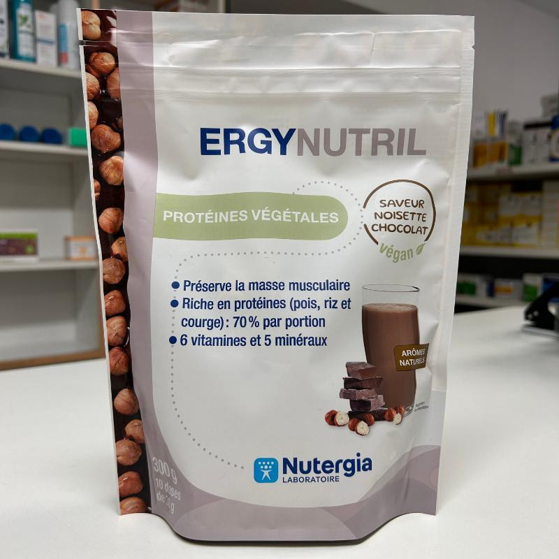 ERGYNUTRIL SAVEUR NOISETTE CHOCOLAT VEGAN 300 G