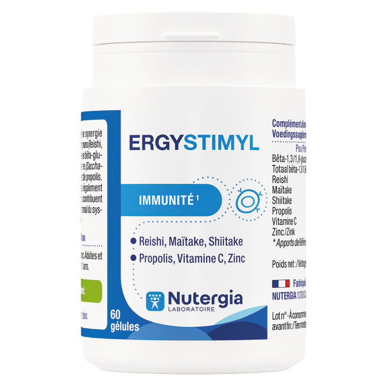 ERGYSTIMYL Nutergia boite de 60 gélules