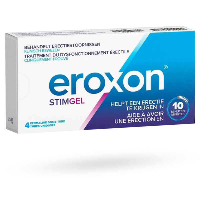 Eroxon Stimgel troubles de l'&eacute;rection - 4 tubes gel stimulant
