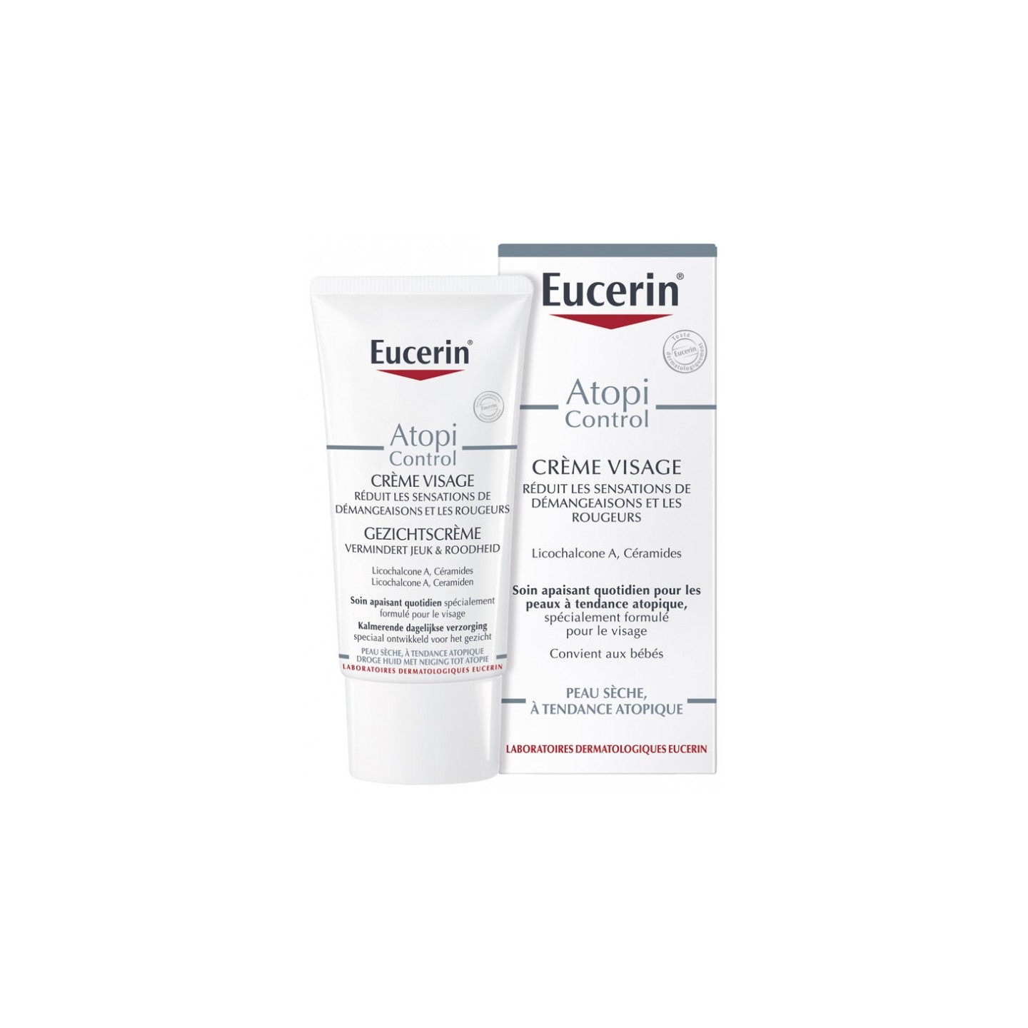 Eucerin atopicontrol creme visage calmante 50ml