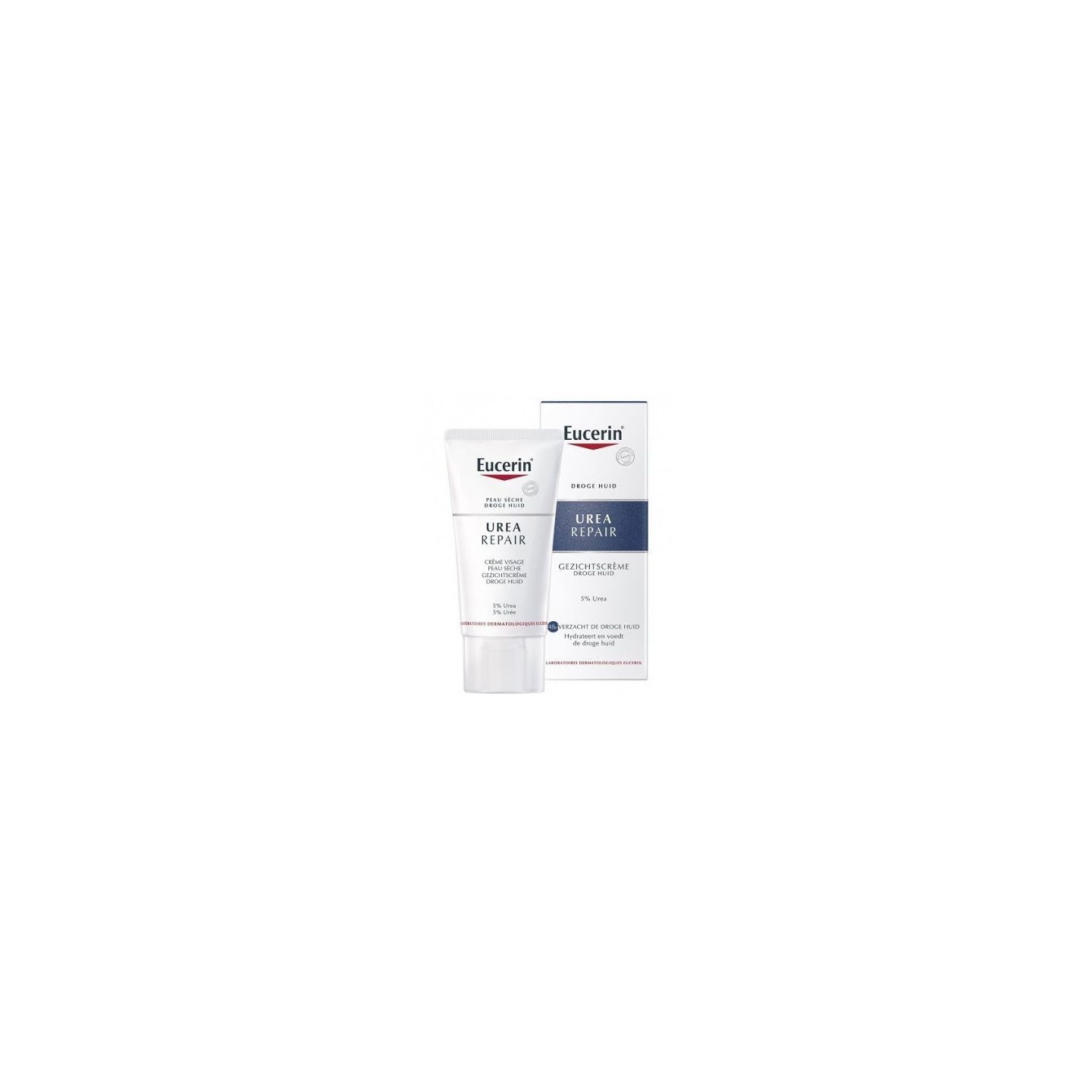 Eucerin urearepair crème visage 5% d'Urée 50 ml