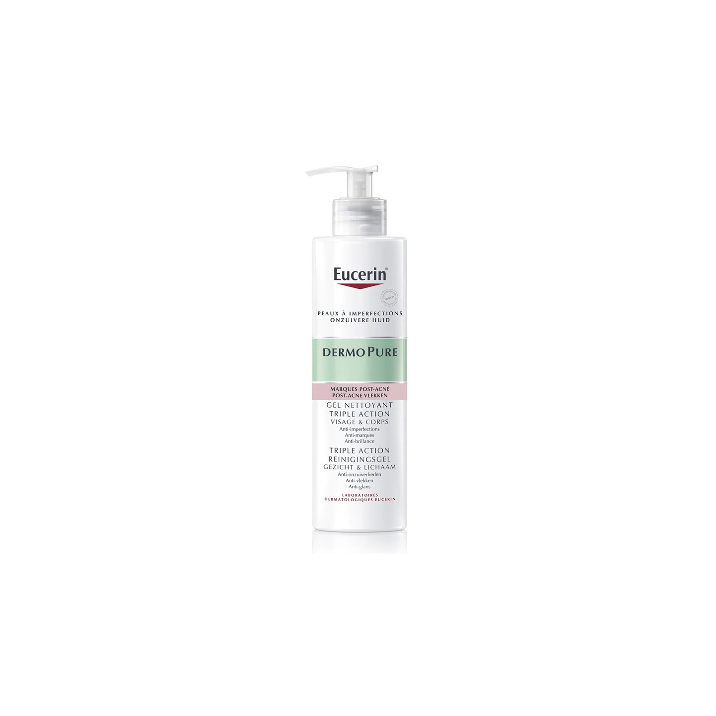 Eucerin DermoPure Gel nettoyant triple action visage & corps - 400ml