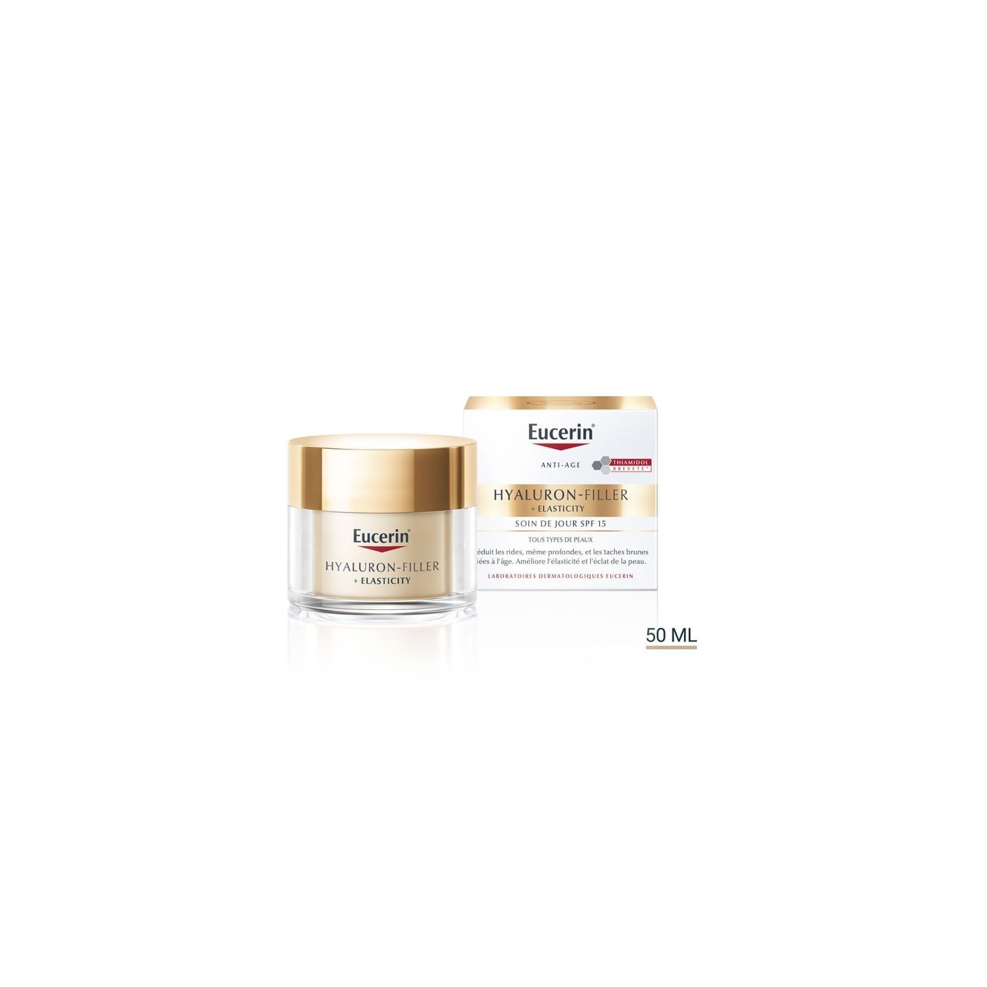 Eucerin Hyaluron-Filler + Elasticity Soin de jour SPF15 - 50ml