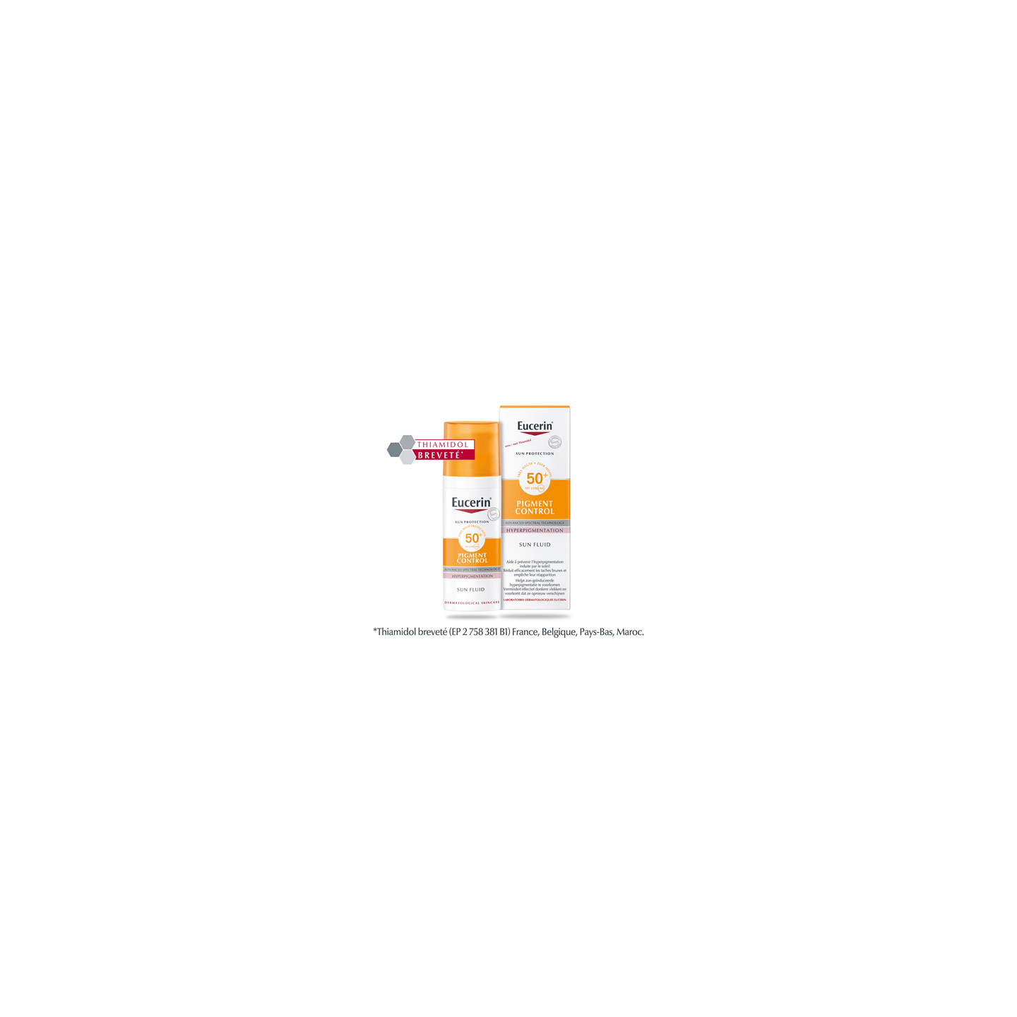 Eucerin pigment control fluide solaire spf50+ - 50ml