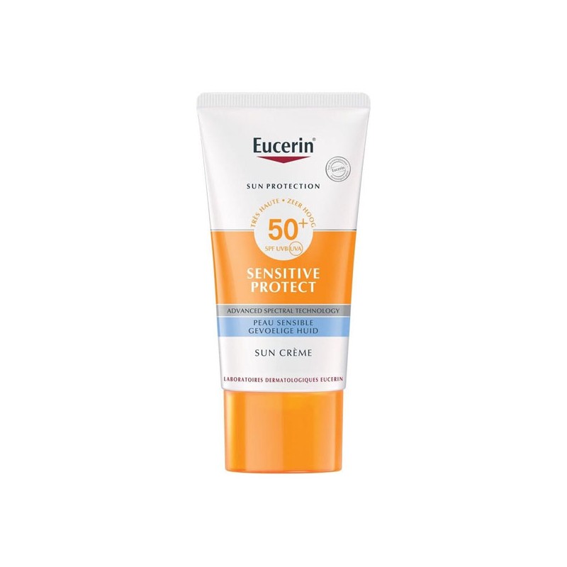 Pharmacie Bastille - Eucerin sun protection sensitive protect crème spf50+ 50ml