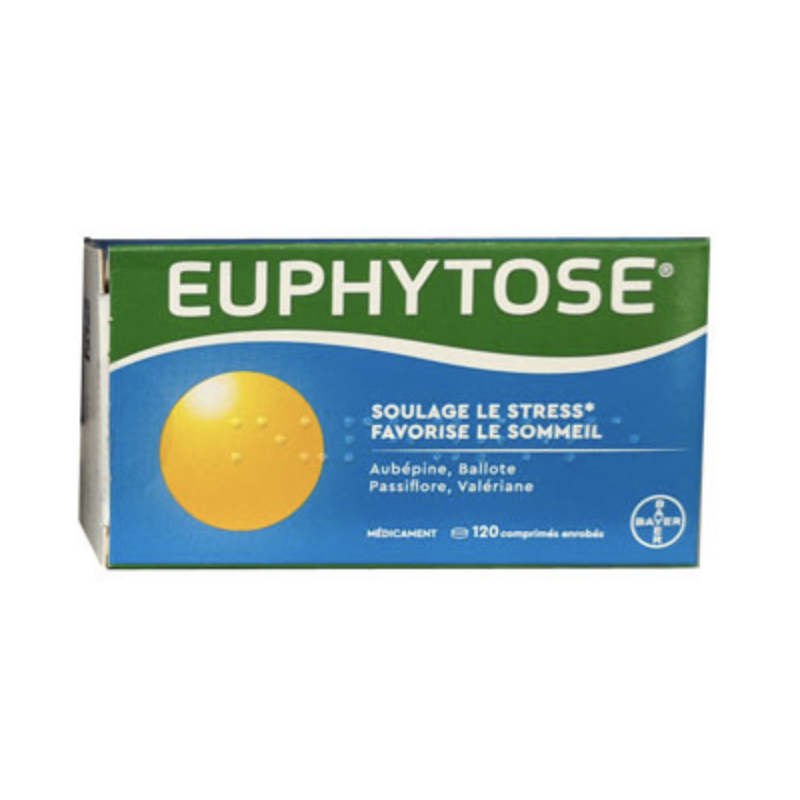 Pharmacie Bastille - Euphytose Troubles du Sommeil 120 comprimés