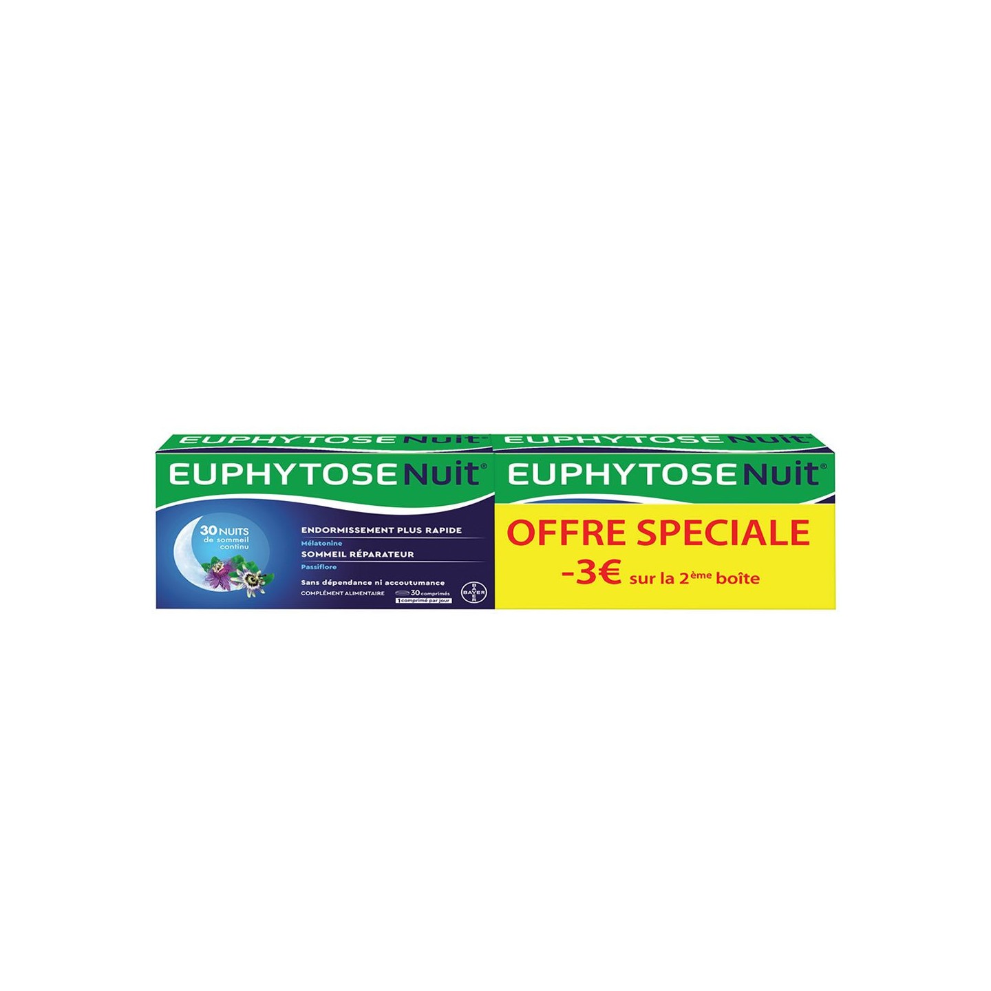 Bayer Euphytose Nuit - 2 x 30 comprimés