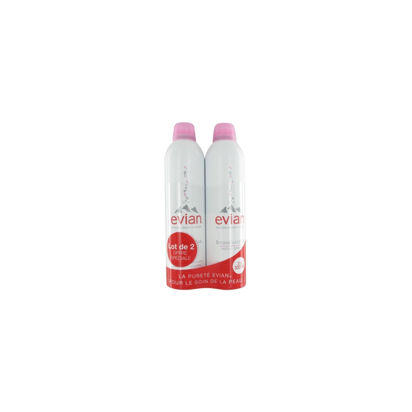 Evian Brumisateur 2X300ml