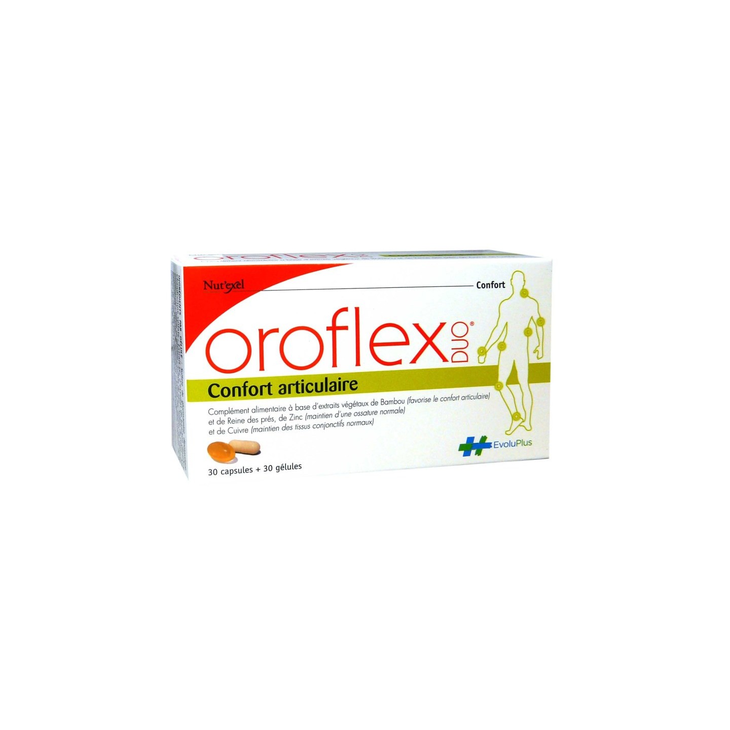 Evolupharm Oroflex Duo Confort articulaire - 30 capsules + 30 gélules