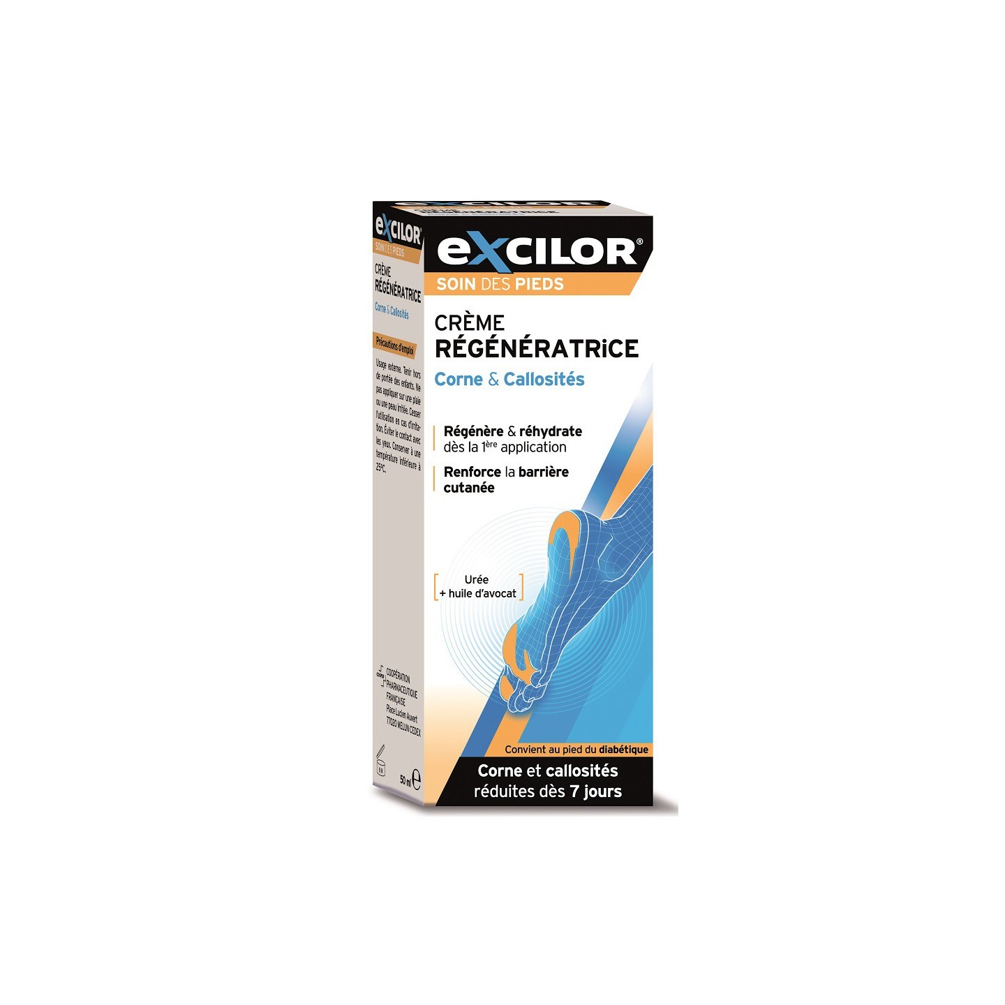 Excilor Crème régénératrice anti-callosités - 50ml