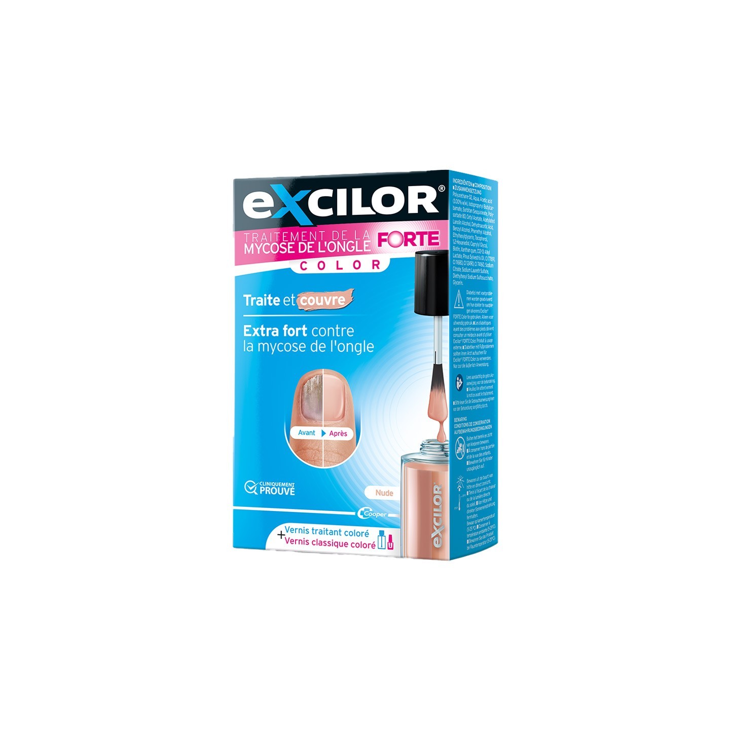 Excilor Forte Traitement de la mycose de l'ongle - Nude - 30ml