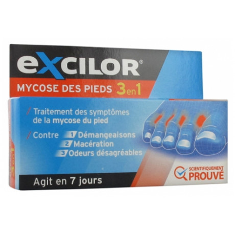 Excilor Mycose des Pieds 3 en 1 15ml