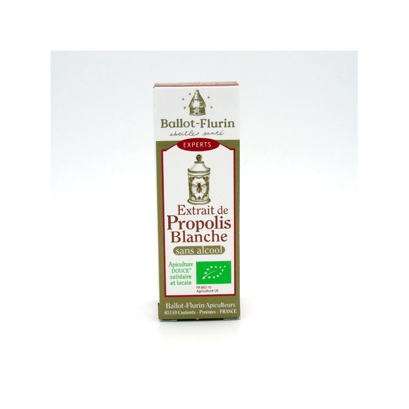 EXTRAIT AQUEUX DE PROPOLIS BLANCHE BALLOT-FLURIN