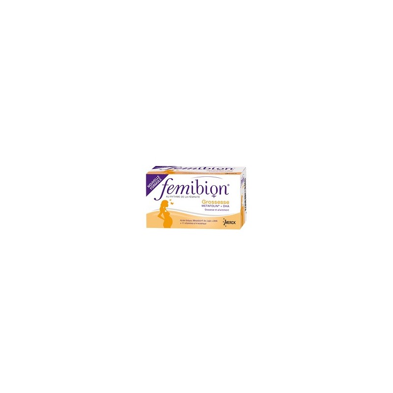Pharmacie Bastille - Femibion grossesse 2 DHA 60 capsules