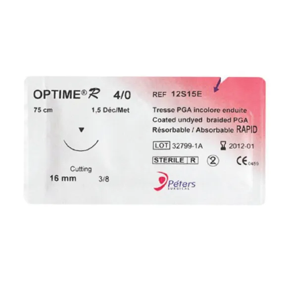 FIL DE SUTURE OPTIME R - PETERS (BOITE DE 36)