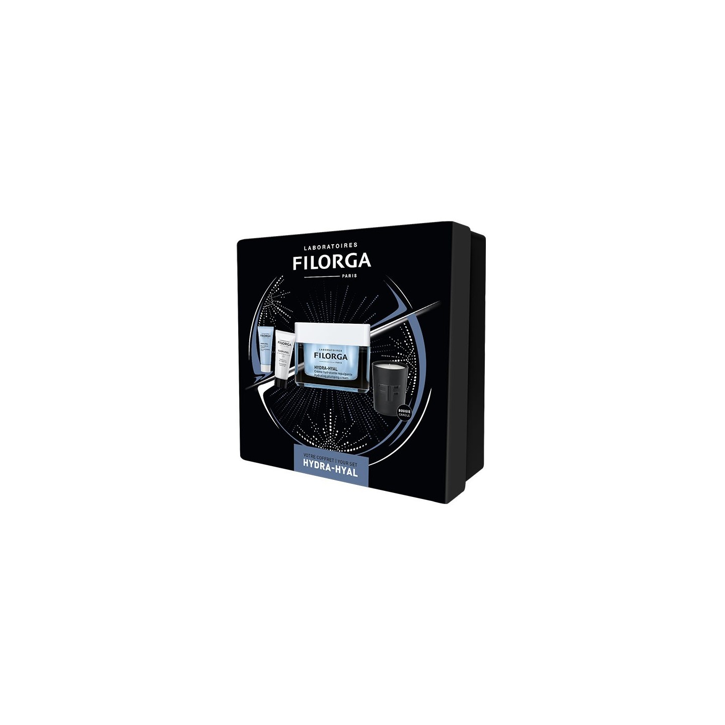 Filorga Coffret Hydra-Hyal - 3 soins + 1 bougie