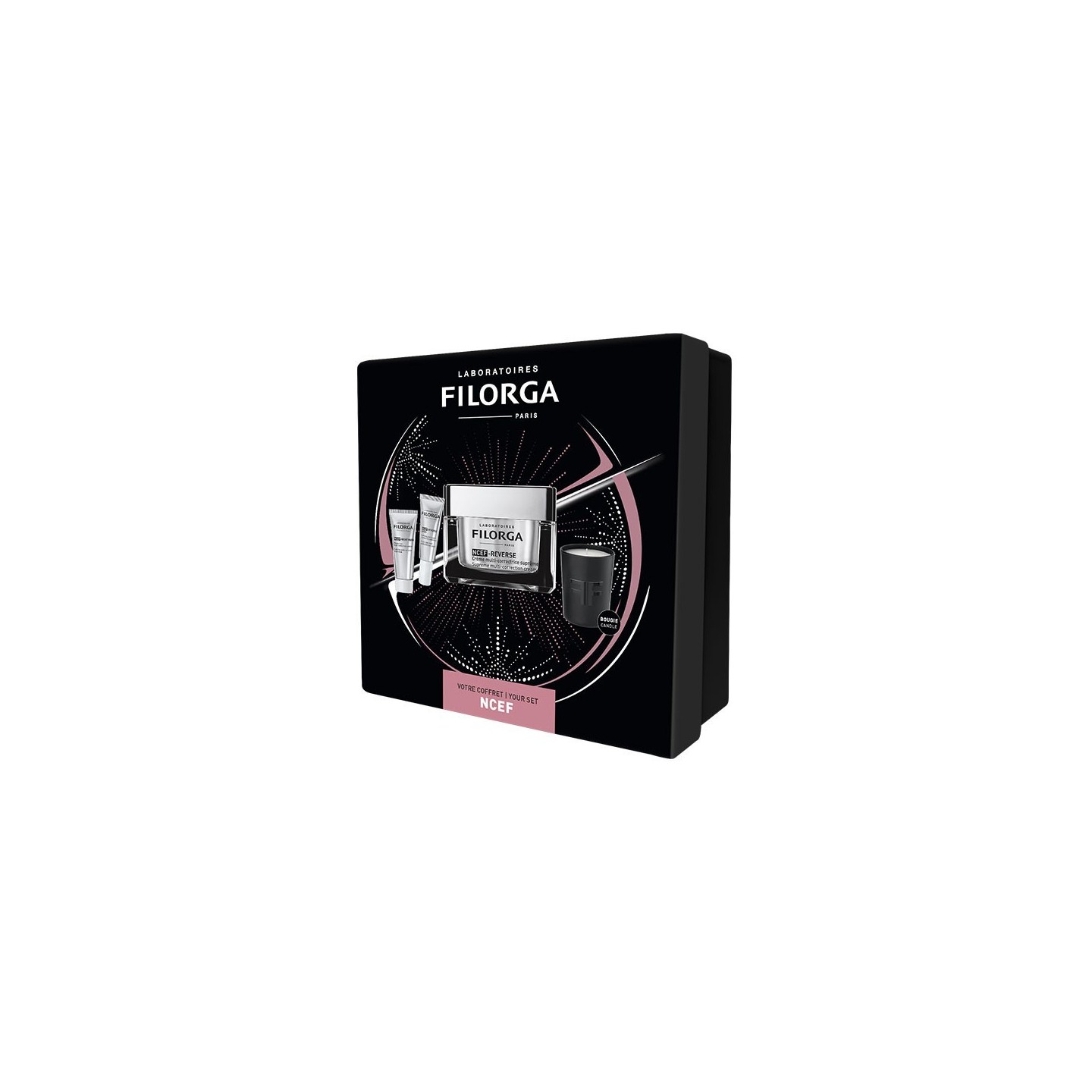 Filorga Coffret NCEF-Reverse - 3 soins + 1 bougie