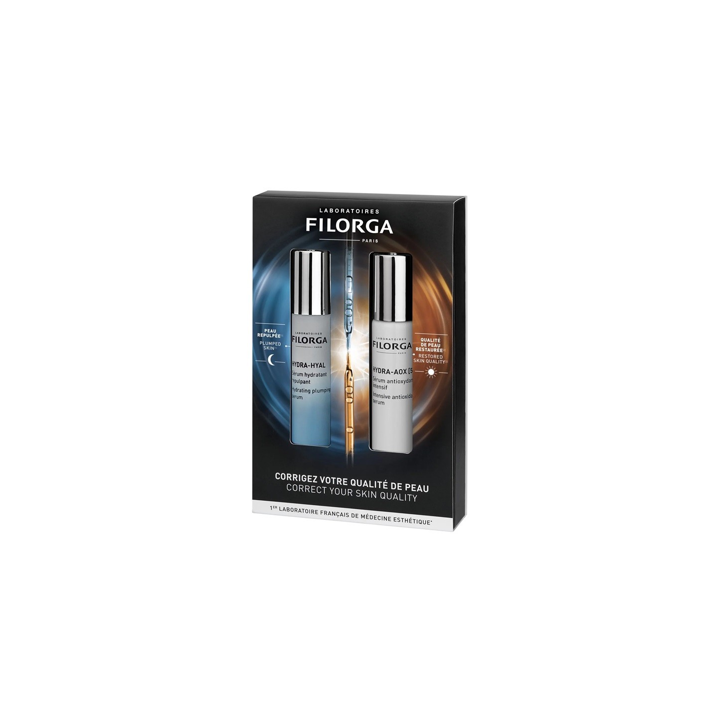 Filorga Hydra-Hyal Sérum hydratant repulpant 30ml + Hydra-Aox [5] Sérum antioxydant intensif 30ml