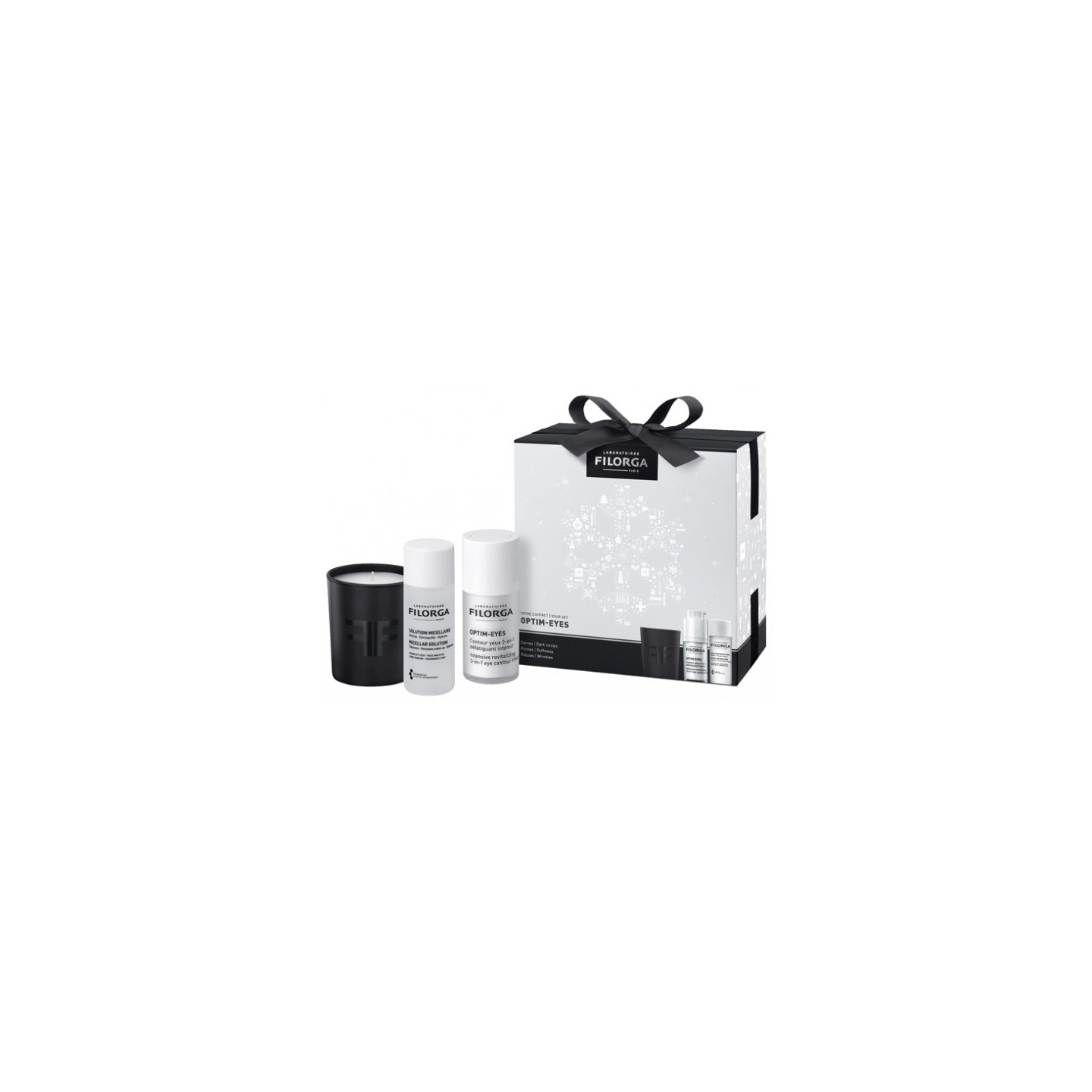 Filorga Optim-Eyes Coffret rituel éclat du regard - 2 soins + 1 bougie